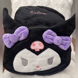Kawaii Sanrio Kuromi Mini BackPack Black